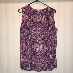 Violet & Claire sleeve less blouse size 2X